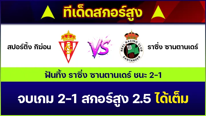 ทีเด็ดสกอร์สูง