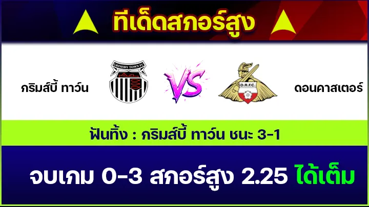 ทีเด็ดสกอร์สูง