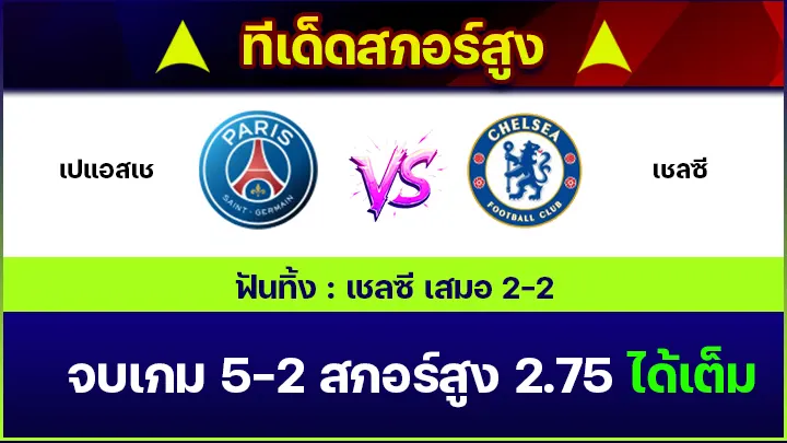ทีเด็ดสกอร์สูง