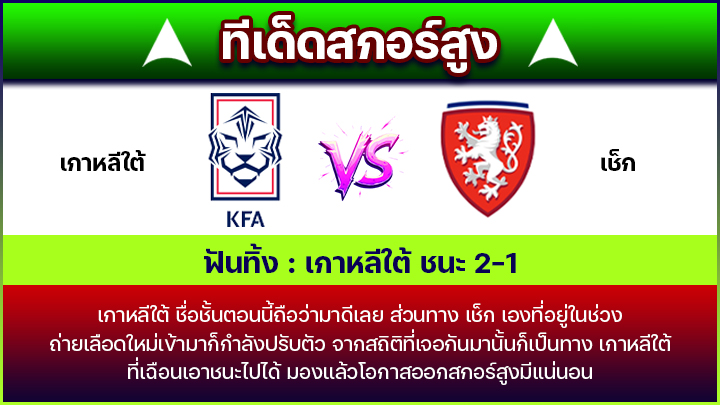 ทีเด็ดสกอร์สูง